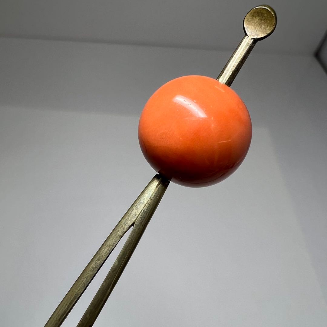 本赤珊瑚 極美品 玉、アクセ、かんざしセット 27g 東K8-0131☆1F