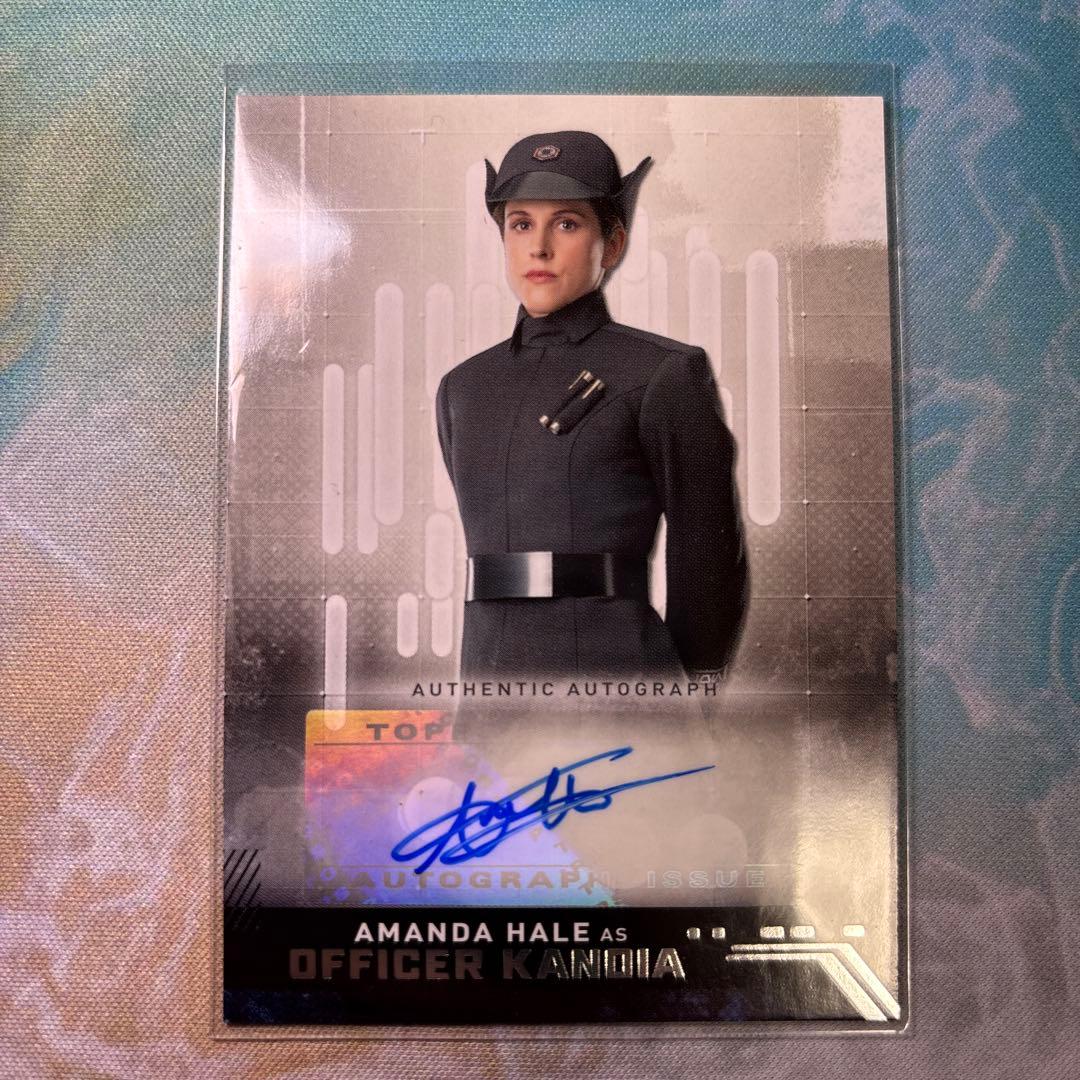 スターウォーズ】star warsサインカード topps - メルカリ