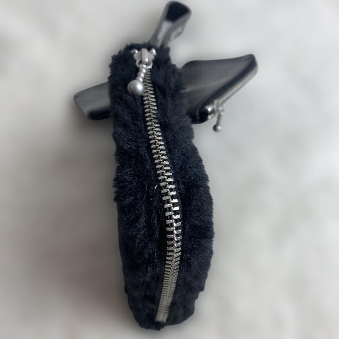 LIMIFEU リミフゥ3pouch leather キーホルダー　BLACK