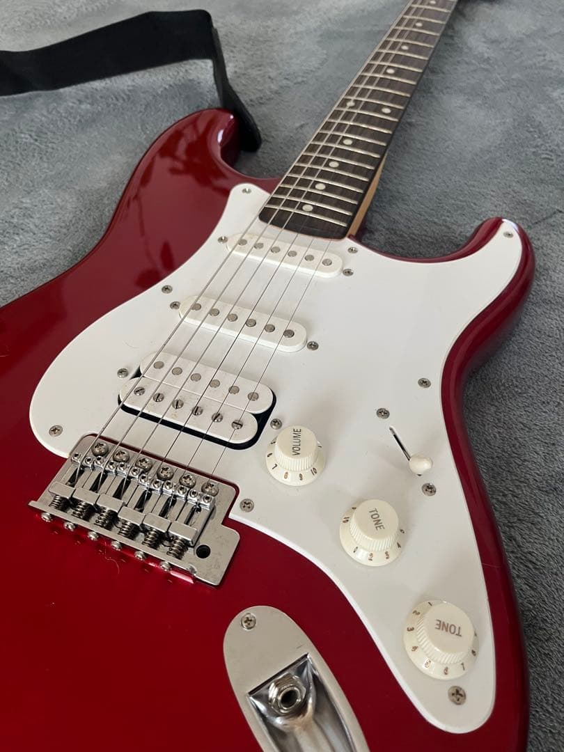 【Squier】ストラトキャスター レッド セット