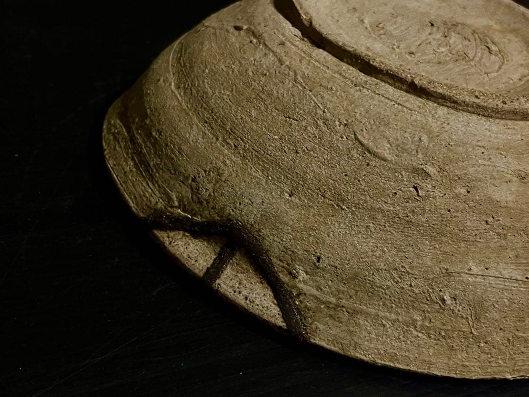 母 桃源旧蔵 古瀬戸 山茶碗 漆直し 仕舞い箱 250807福3 A