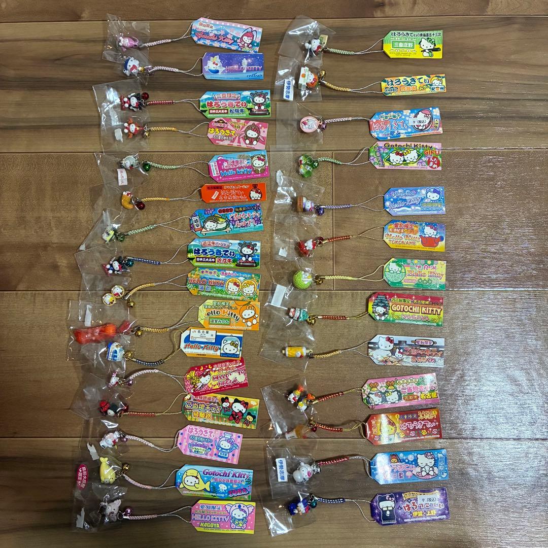 サンリオ ハローキティ ご当地 ストラップ 根付け まとめ売り 148個