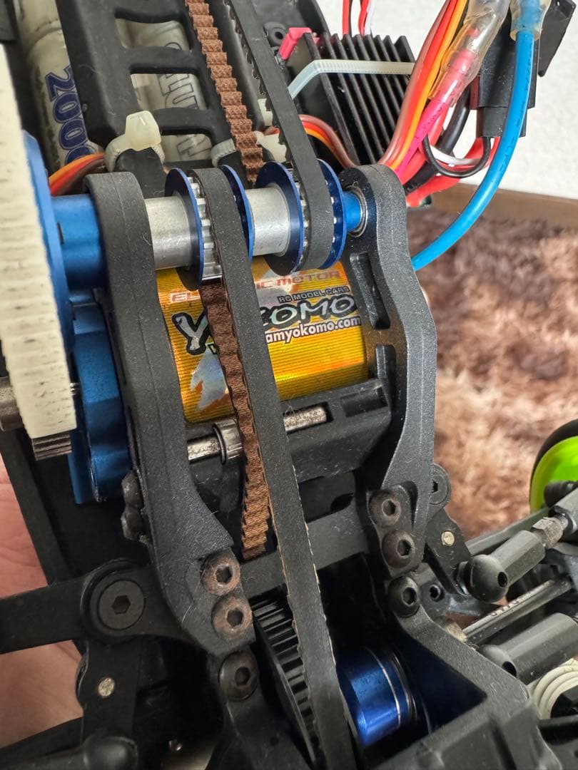 YOKOMOドリラジ、ブラシレスモーター グリーンホイール