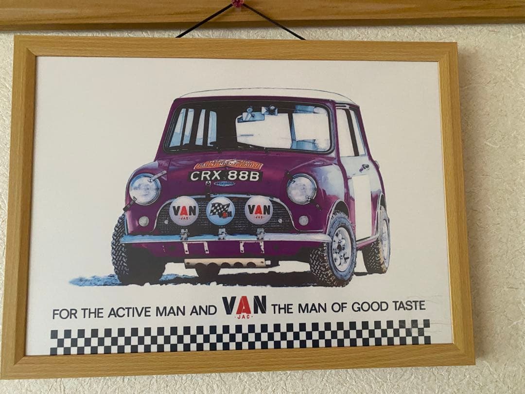 ヴァンヂャケット アートポスター ミニクーパー CRX 888 - メルカリ