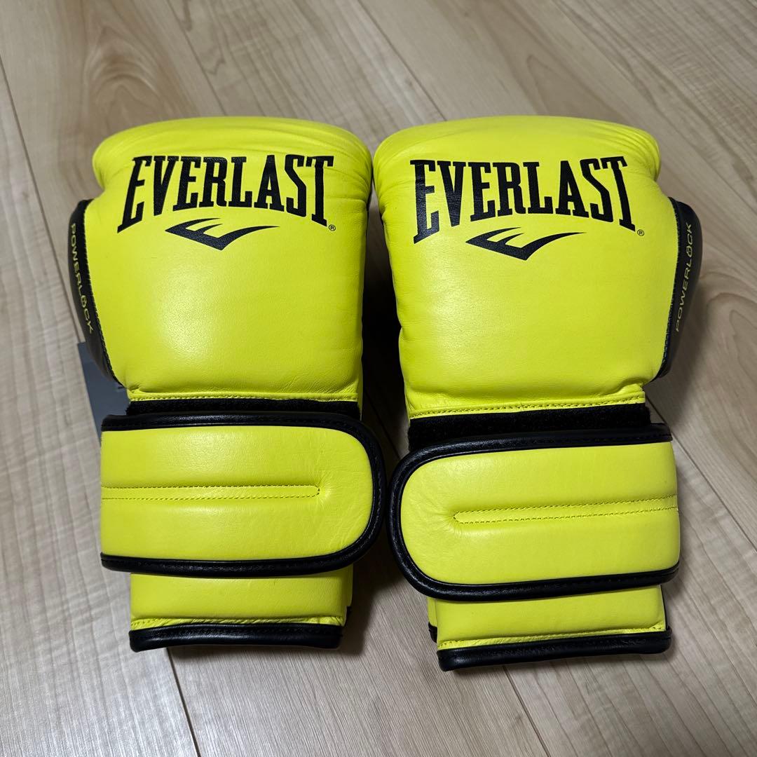 EVERLAST Powerlock 2 PRO ネオン・イエロー　本革製 Powerlock 2R Pro Fight Gloves | Everlast