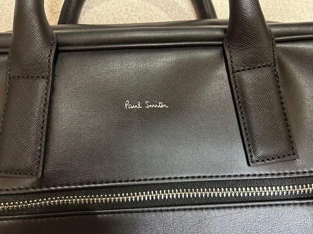 Paul Smith グラナダ3 ブラック レザー ビジネスバッグ