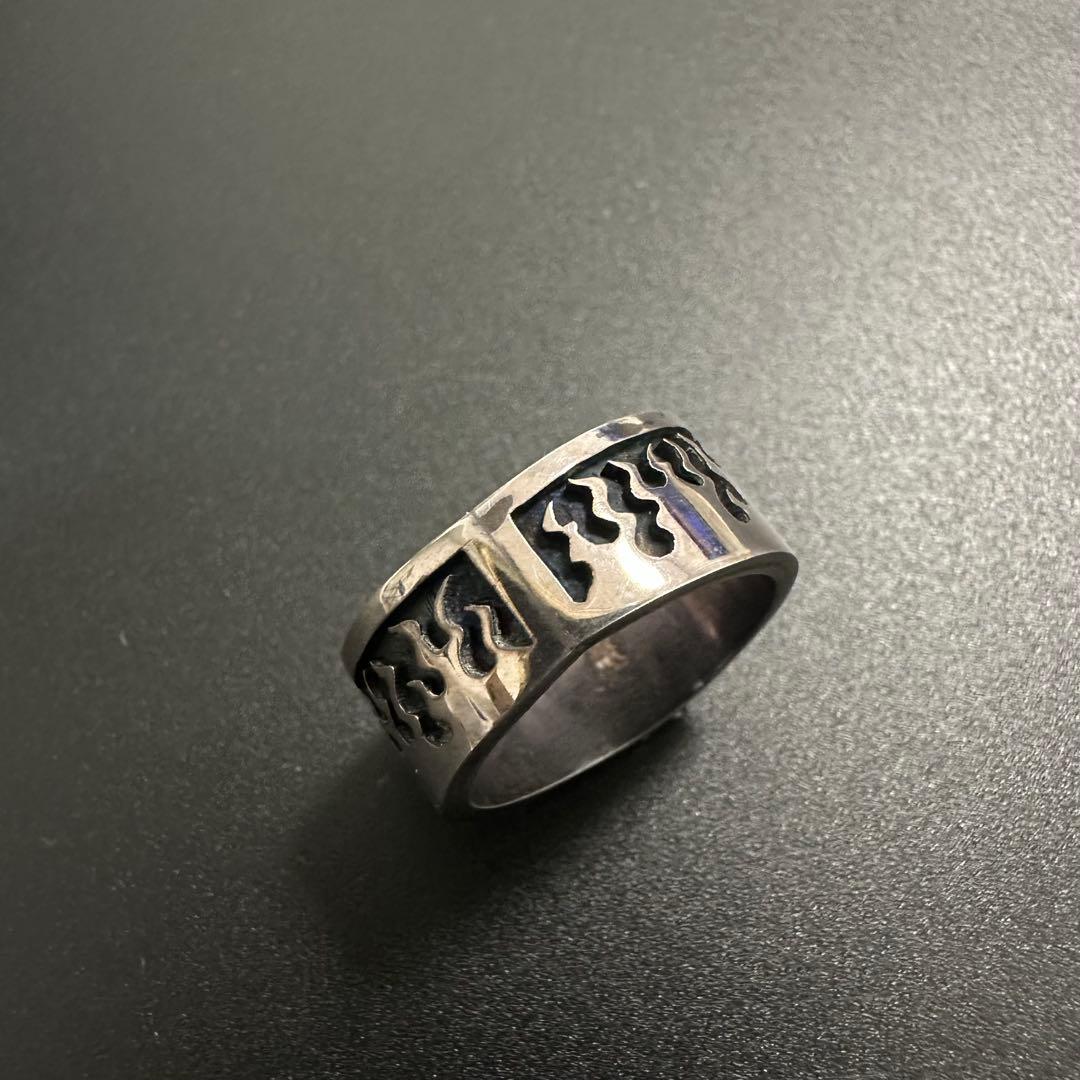 Hopi Charleston Lewis 3D サンフェイス リング 19号