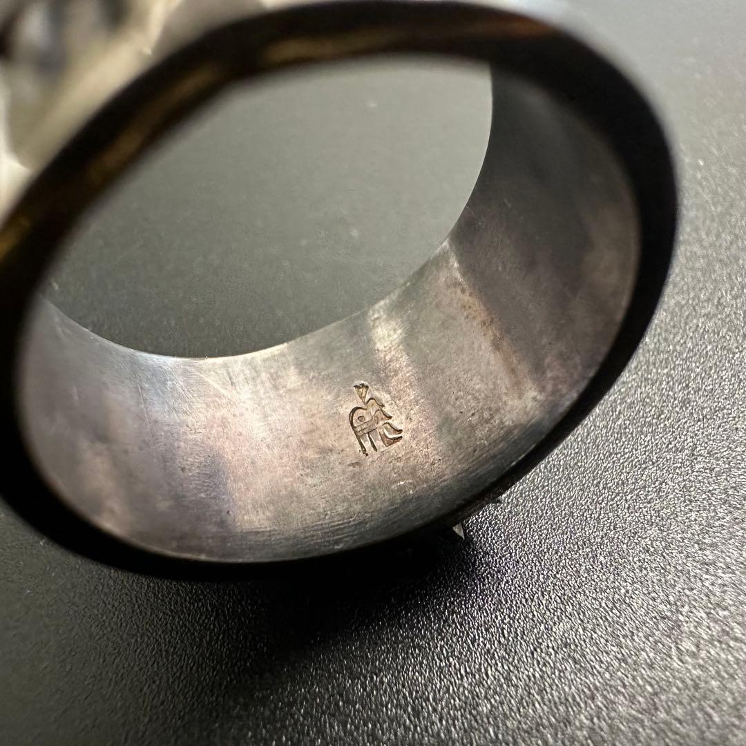 Hopi Charleston Lewis 3D サンフェイス リング 19号