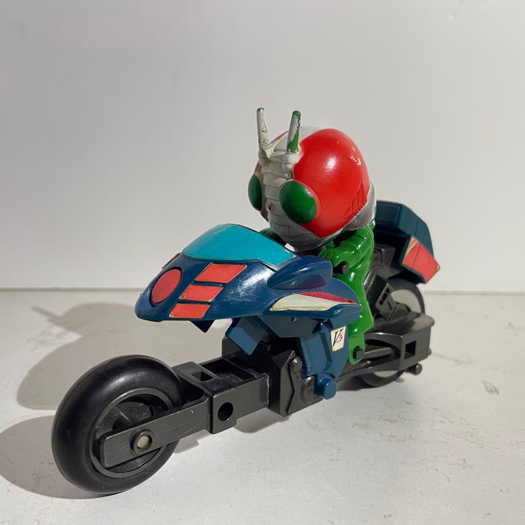 ジャンク 当時物 バンダイ 仮面ライダー SD 爆輪駆動 V3 ネオ