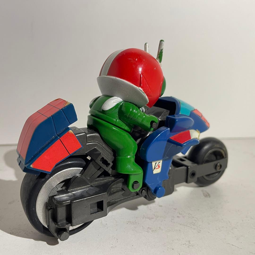 ジャンク 当時物 バンダイ 仮面ライダー SD 爆輪駆動 V3 ネオ