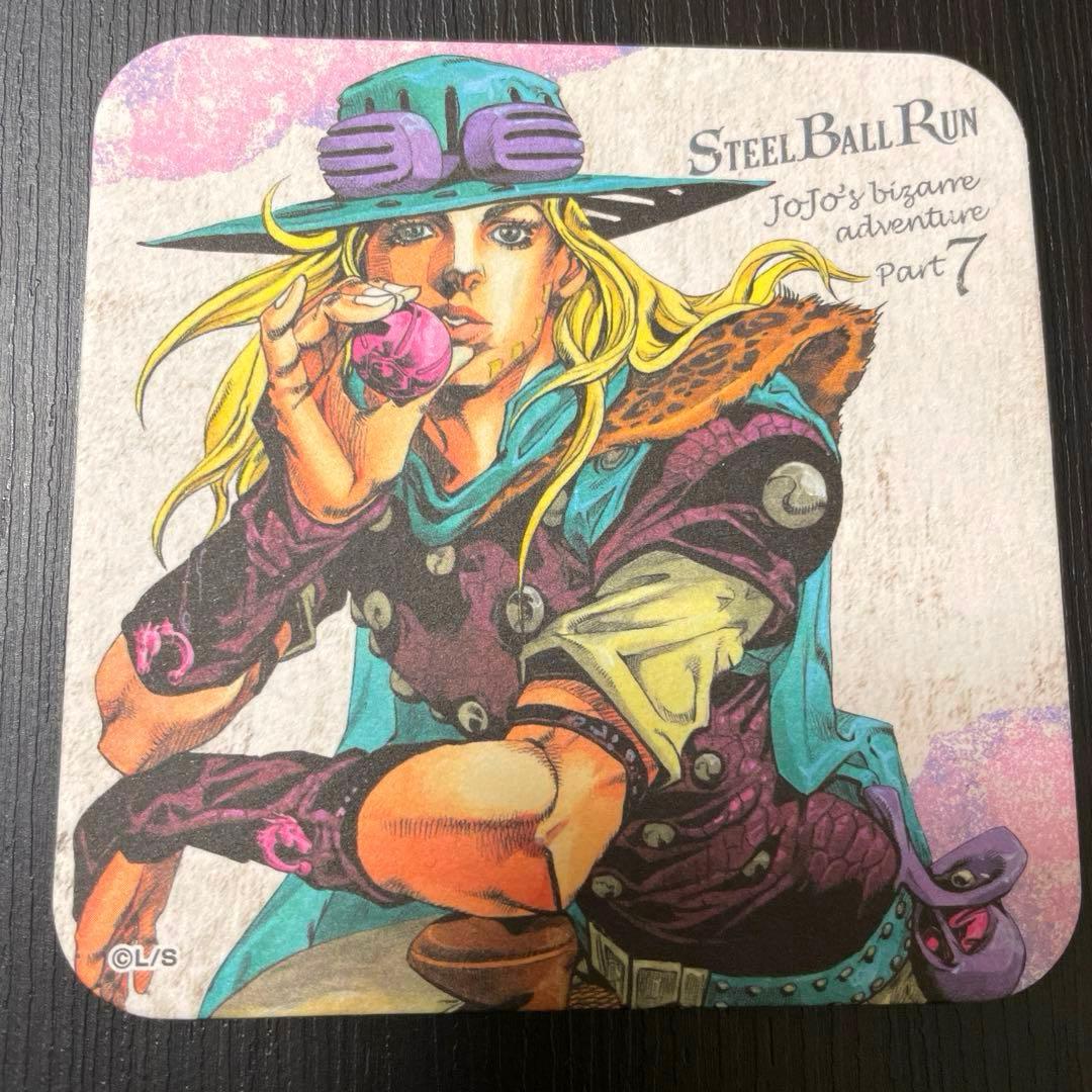 ジョジョの奇妙な冒険 ジョジョ展 アートコースター 7部 ジャイロ