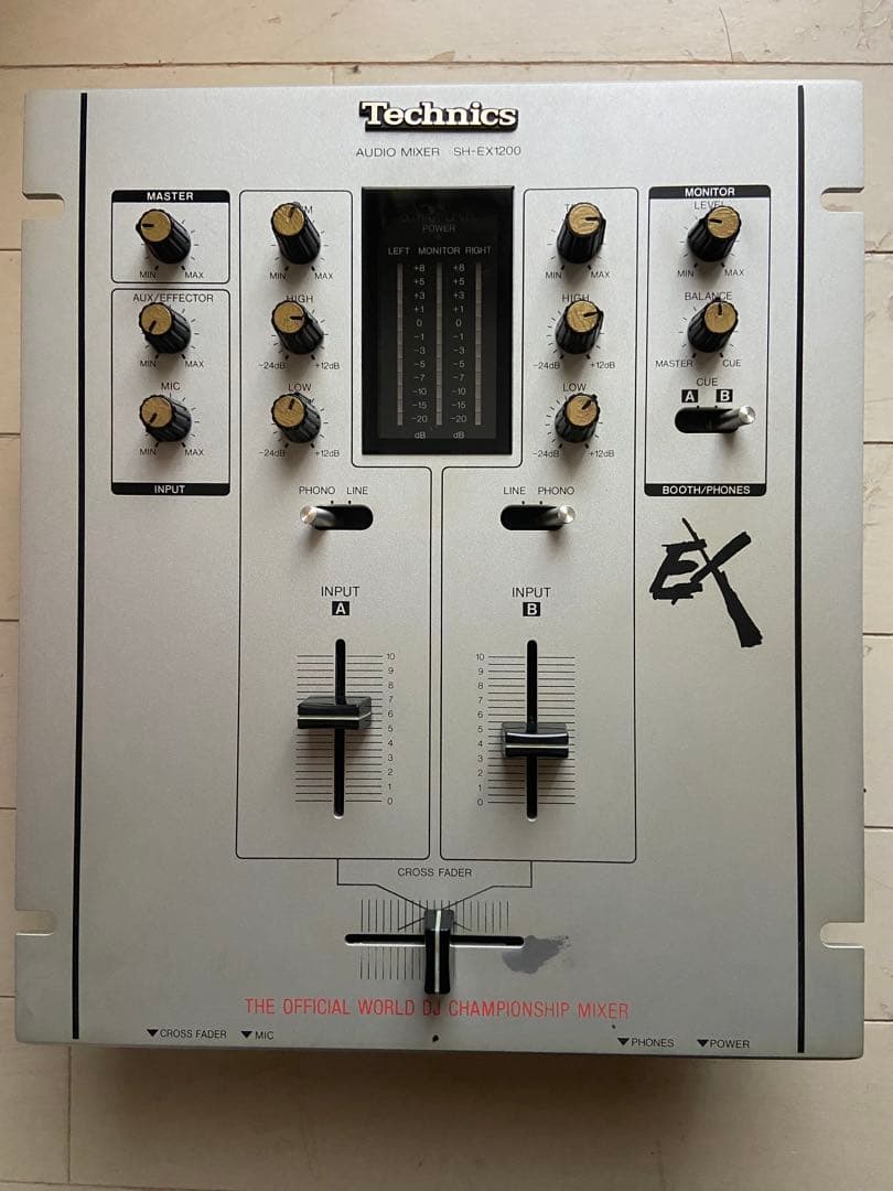 整備済み Technics sh-ex1200DJミキサー - メルカリ