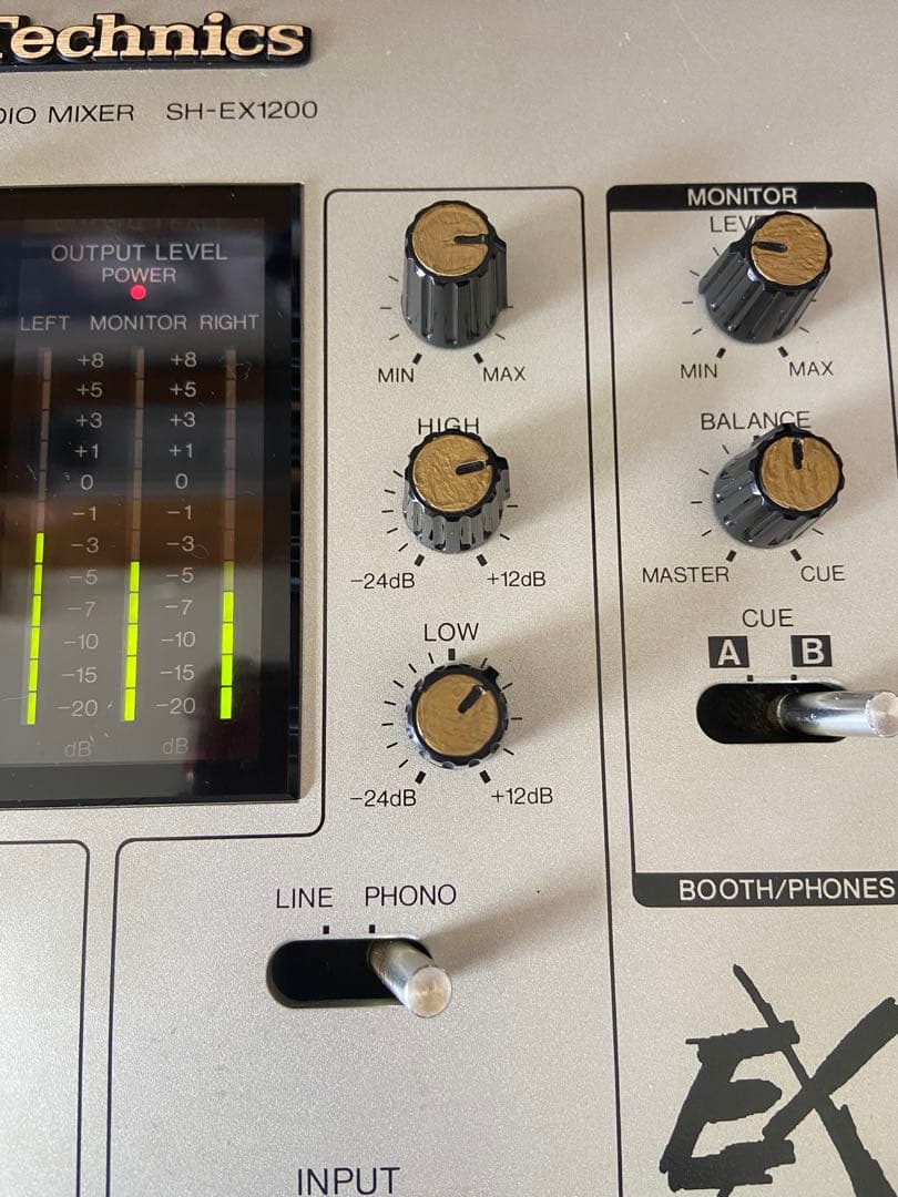 整備済み Technics sh-ex1200DJミキサー - メルカリ