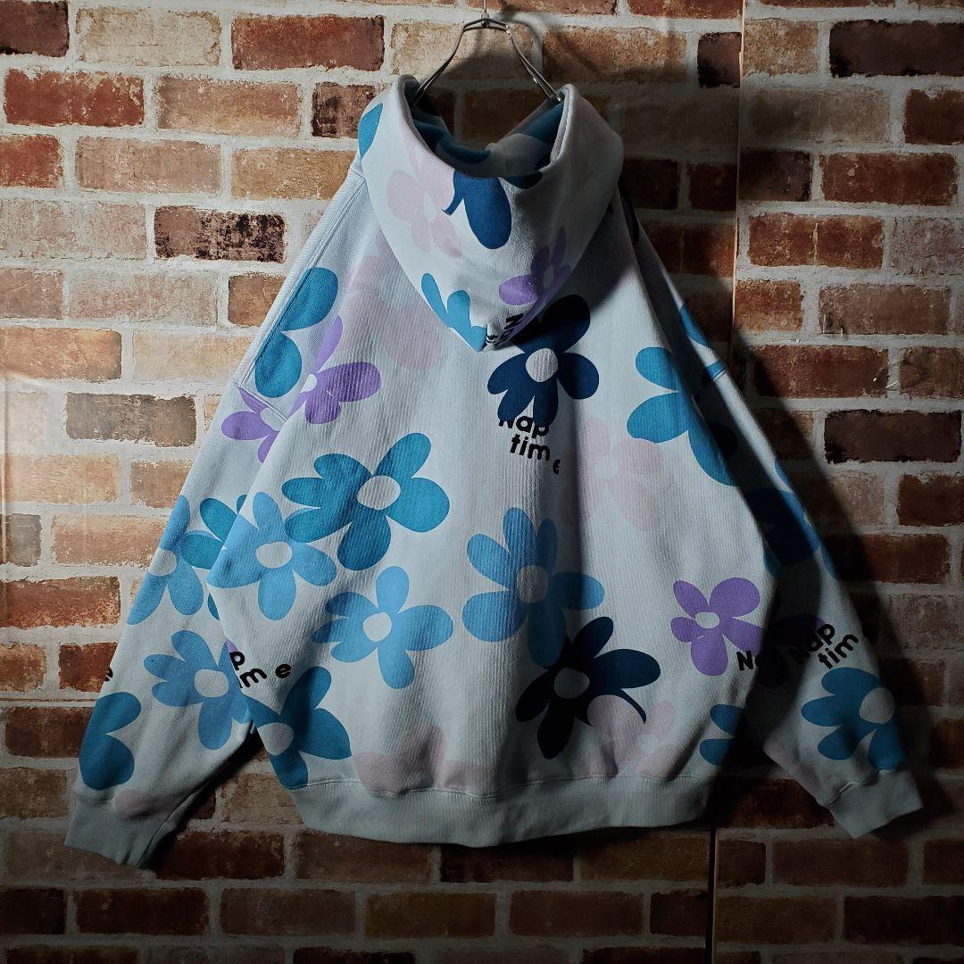 希少】Naptime パーカー Nissy 西島隆弘 アパレルブランド 総柄