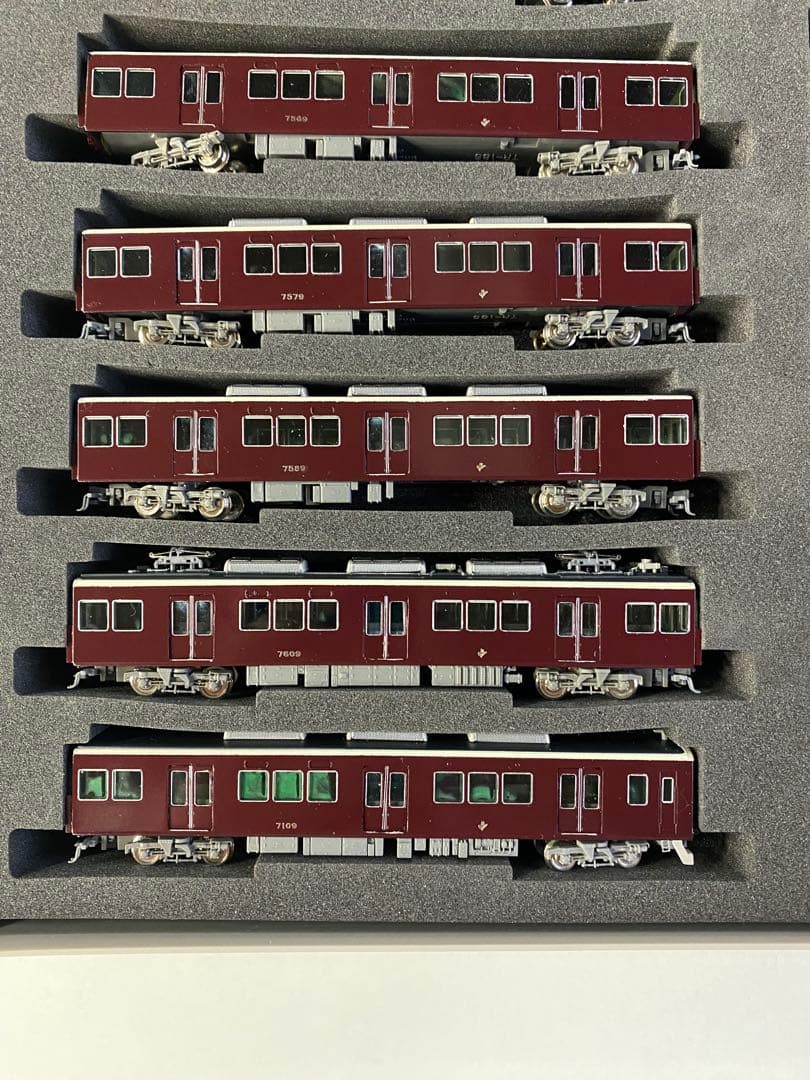 阪急電鉄7000系7009f2011年リニューアル8両編成グリーンマックス神戸線