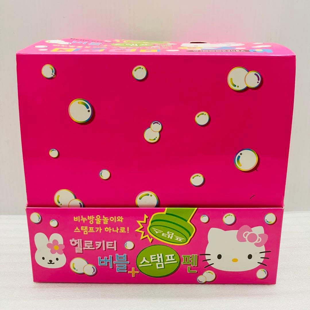 韓国製】ハローキティ バブルスタンプペン 24本ディスプレイ付き 2008年製