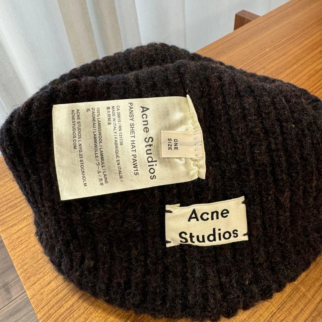 Acne Studios(アクネ)ニット帽 ビーニー - メルカリ