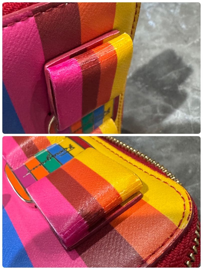 希少カラー SalvatoreFerragamo ヴァラリボン ケース