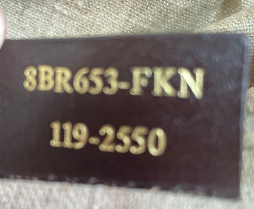 FENDI ストライプキャンバスショルダーバッグ