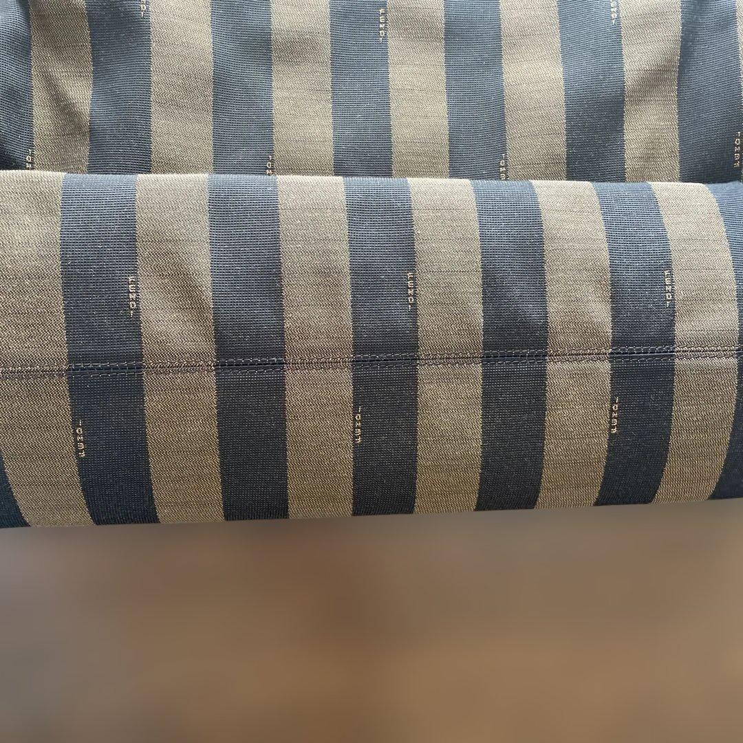 FENDI ストライプキャンバスショルダーバッグ