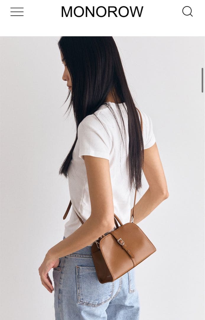 MONOROW モノロウ BLANC MINI BAG