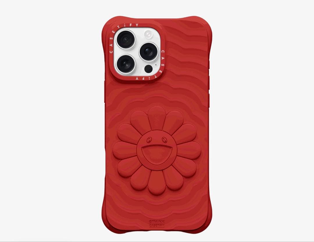 新品【村上隆x CASETiFY】 FLOWERSBLOOM 赤 村上隆X CASETiFY全新