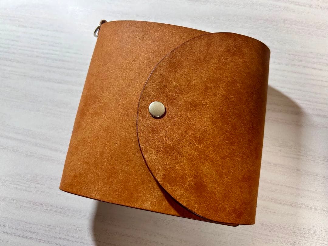 【M5スクエア】システム手帳　イタリアンレザー　ハンドメイド