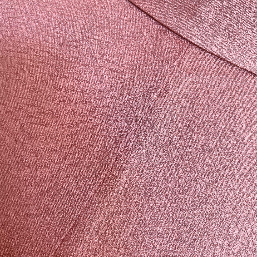 訪問着 フルセット ツツジ 撫子 梅 萩 小花 手刺繍 可愛らしいお花 L1