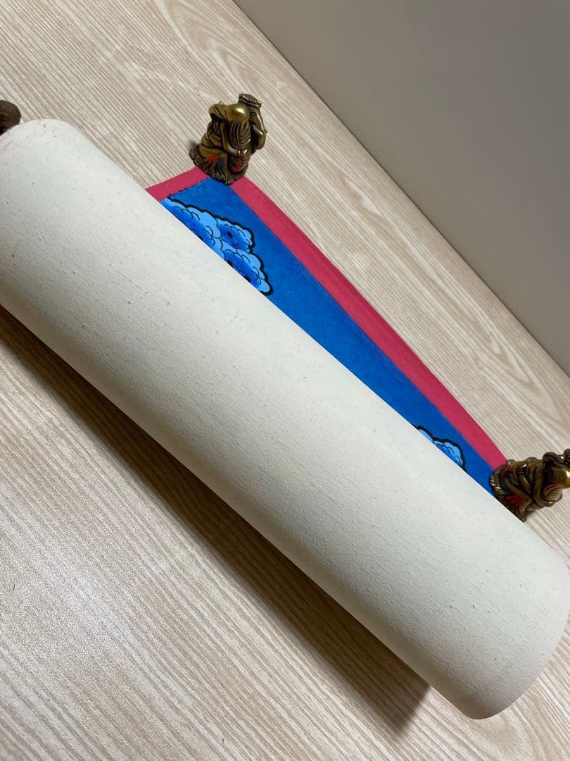 《 チベット密教　1点物 》 手描き　曼荼羅　チャングリシー　観音　仏教　密教