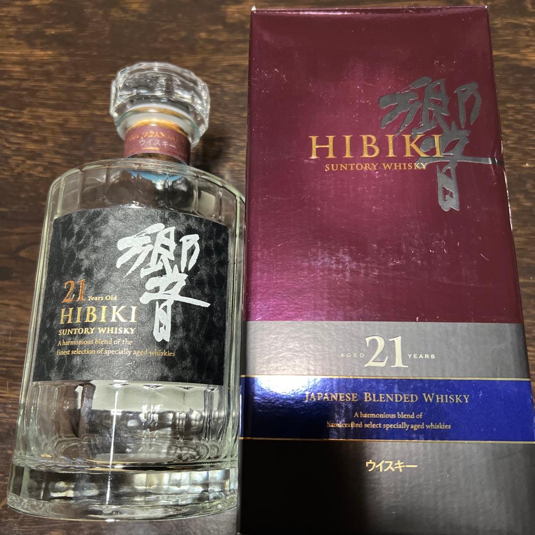 サントリーウイスキー 響21年 空瓶 箱セット 未洗浄 - メルカリ