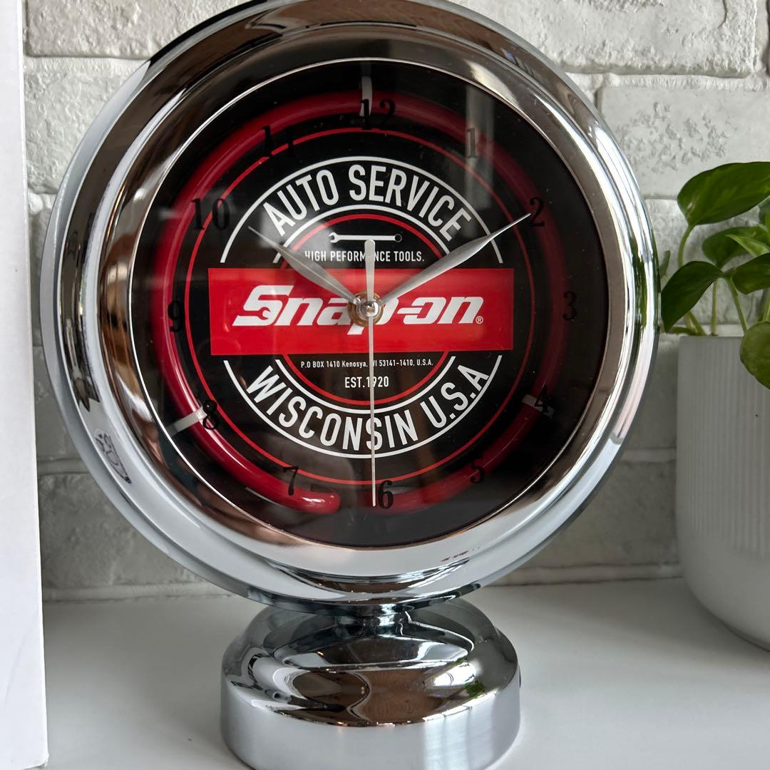 Snap-on ネオンクロック 9e033b185677c78e332d96da6d9518