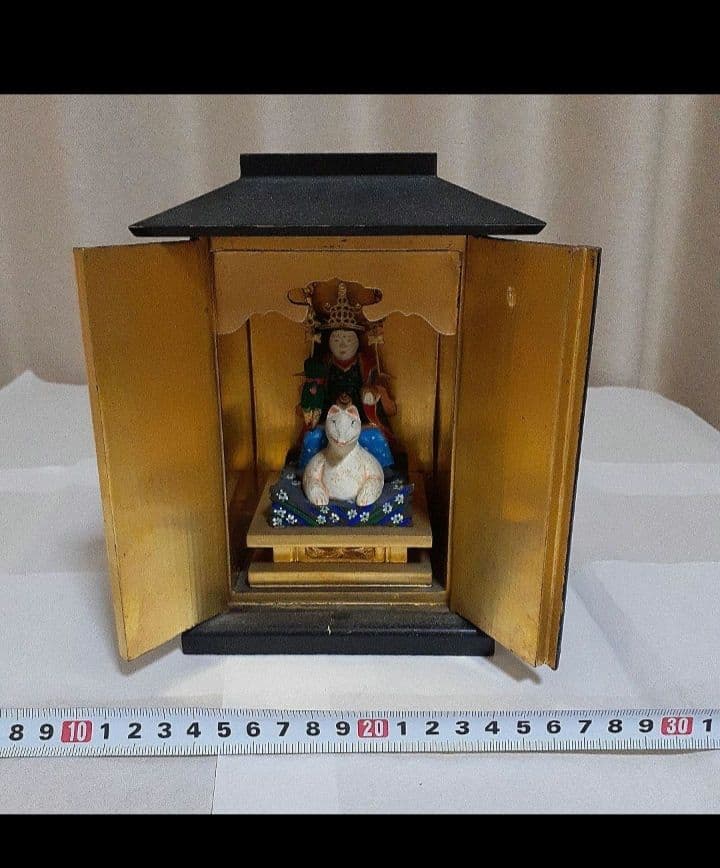 彩色 荼枳尼天 仏像 神像 厨子 - メルカリ