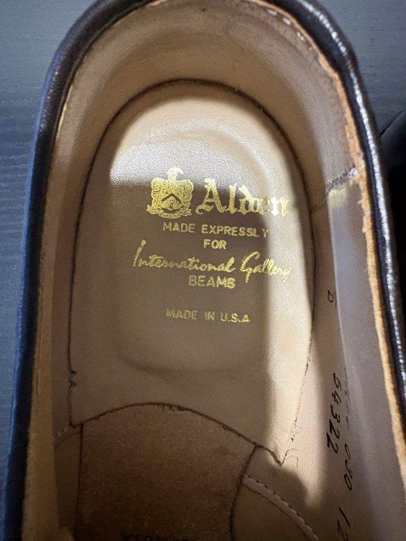 インターナショナルギャラリービームス 別注ALDEN / コードバン Vチップ