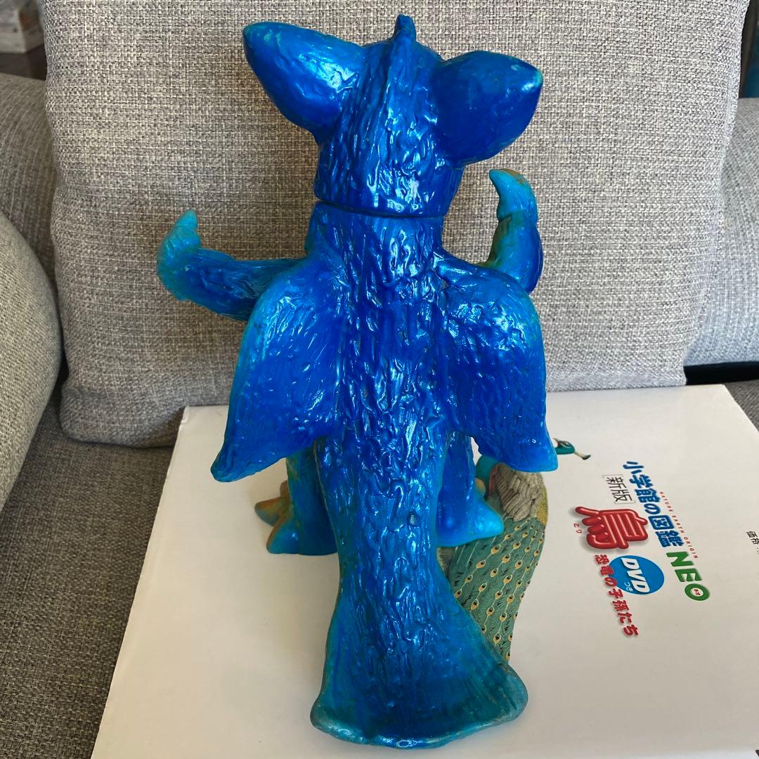 マルサン　ボンドラア　水色成型　ソフビ　昭和当時　当時物