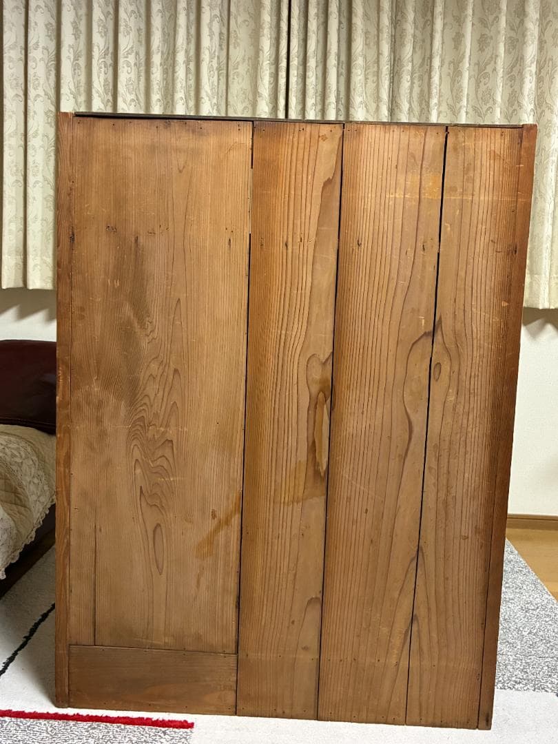 057 茶箪笥 水屋箪笥 幅90cm-3段 (奥行約40cm) 057 茶箪笥 水屋