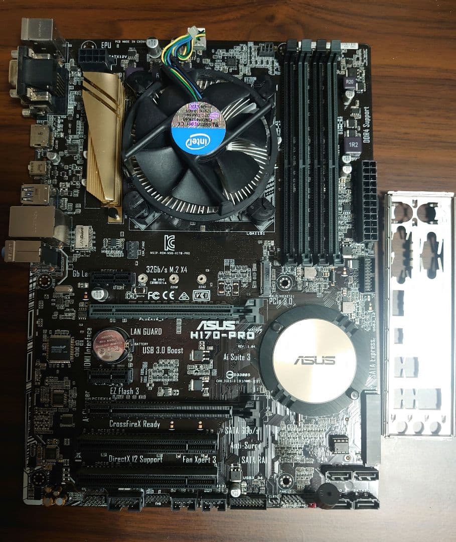Intel Core i7-6700 + ASUS H170-PRO セット