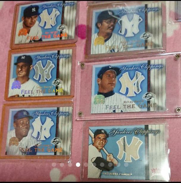 Fleer ヤンキース ジャージカード 10枚セット