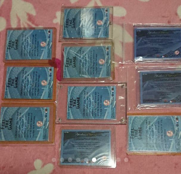 Fleer ヤンキース ジャージカード 10枚セット