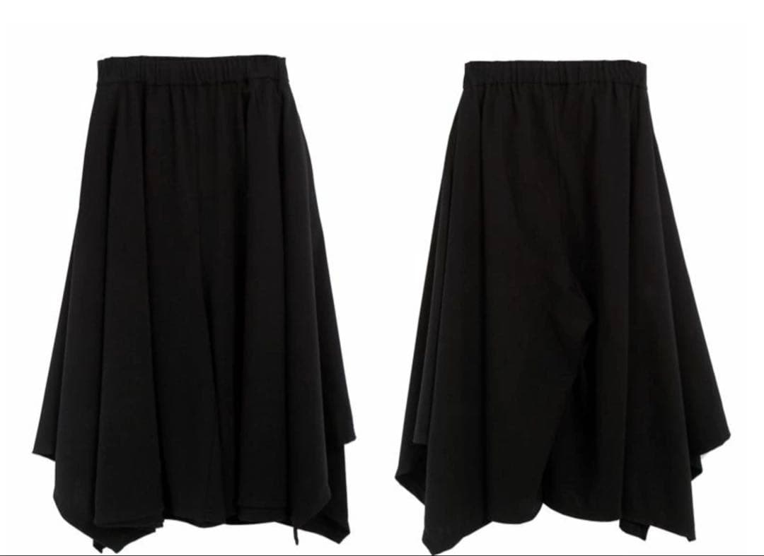 AS SUPER SONIC ブラック サルエルパンツ ガウチョパンツ