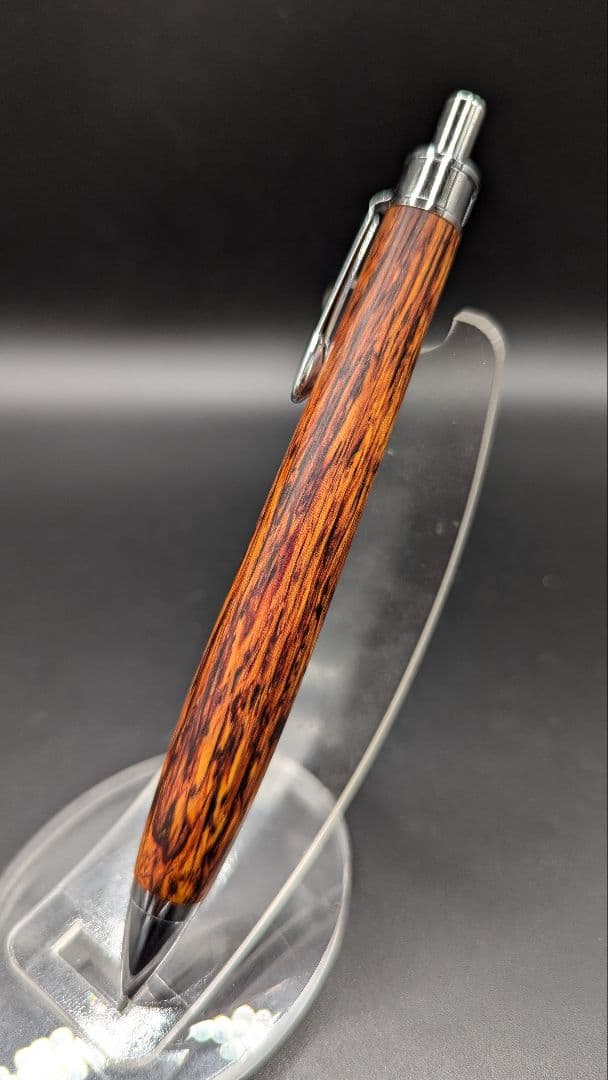 461ペン工房翌檜 極上 黄花梨 変わり杢 木軸シャーペン ボールペン 461ペン