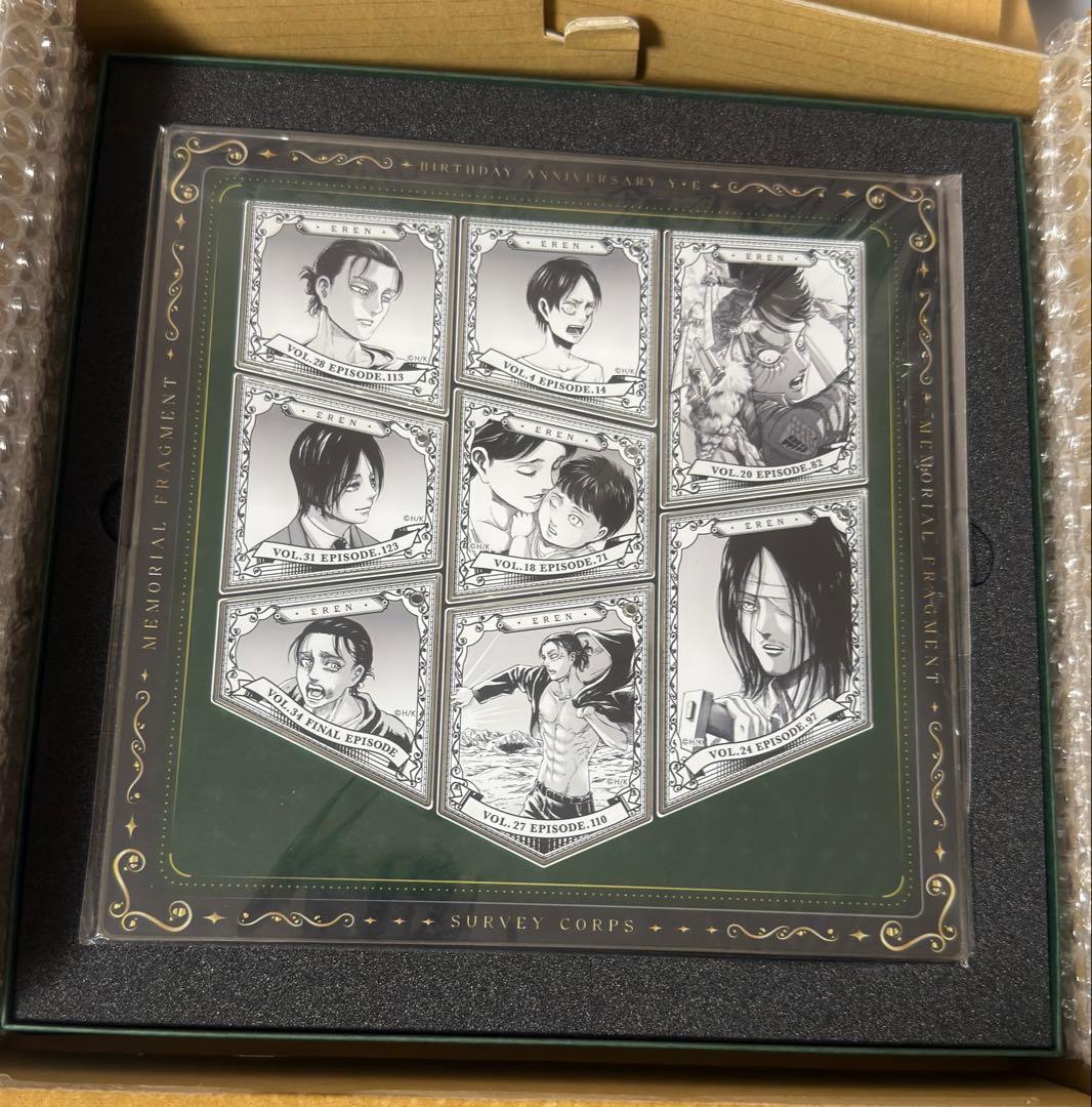 進撃の巨人 エレン アクリルキーホルダー 豪華仕様コンプリートBOX