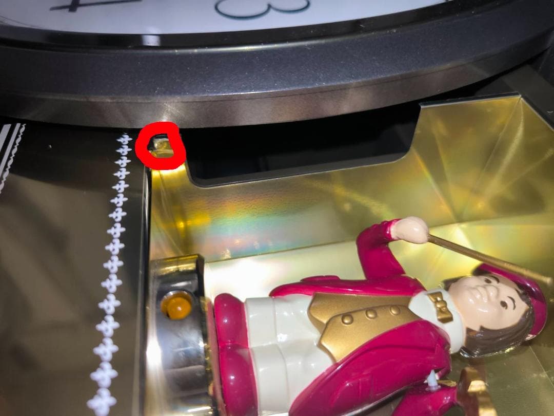 リズム時計 スモールワールド音楽隊 ジャンク品　4MH638