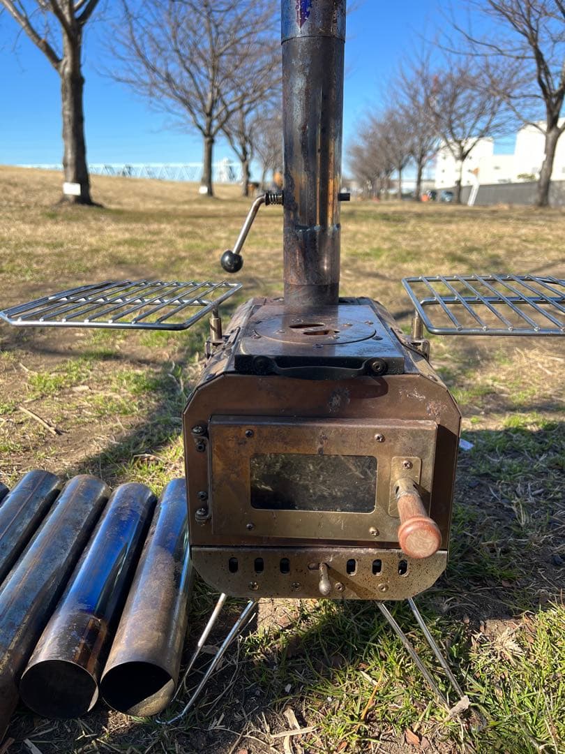 ポータブル薪ストーブ ステンレス製