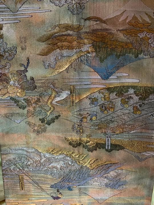 純金箔 プラチナ箔 帯 葛飾北斎 富嶽三十景 元値68万円の品 - メルカリ