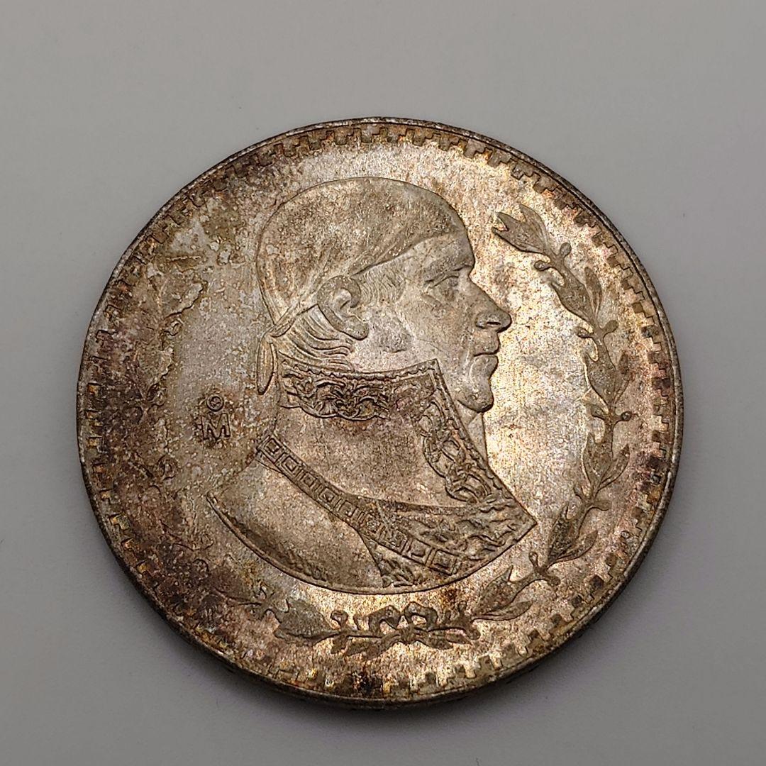 メキシコ 1ペソ 1965年 銀貨 me05 - メルカリ