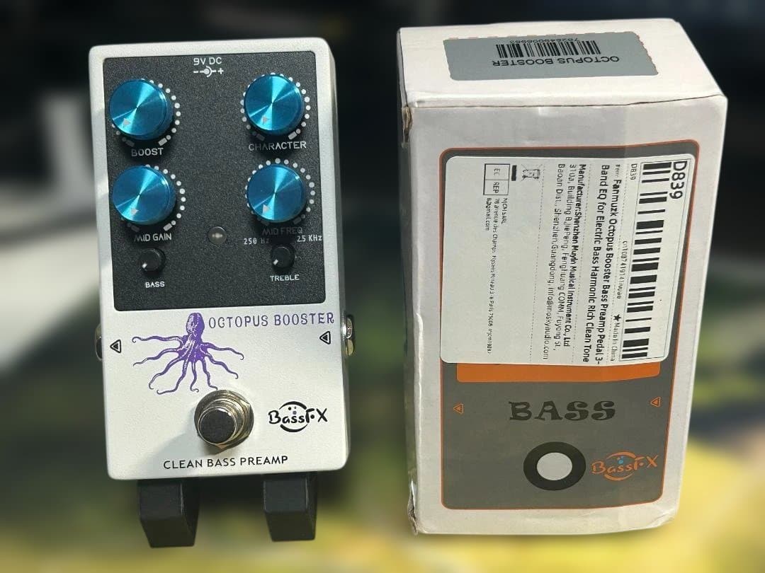 レア】BassFX Octopus Booster ベースプリアンプ - メルカリ