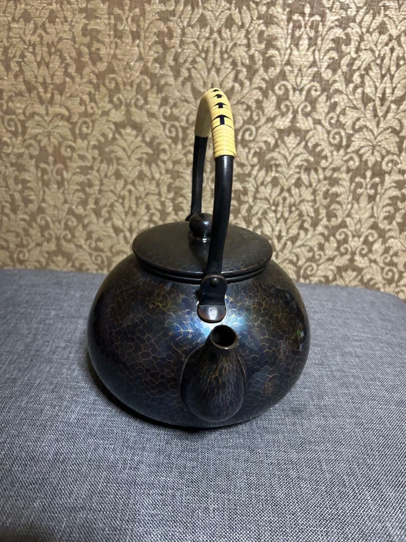 玉川堂 紫金色湯沸 ヤカン 高級茶道の通販はau PAY マーケット - 輸入