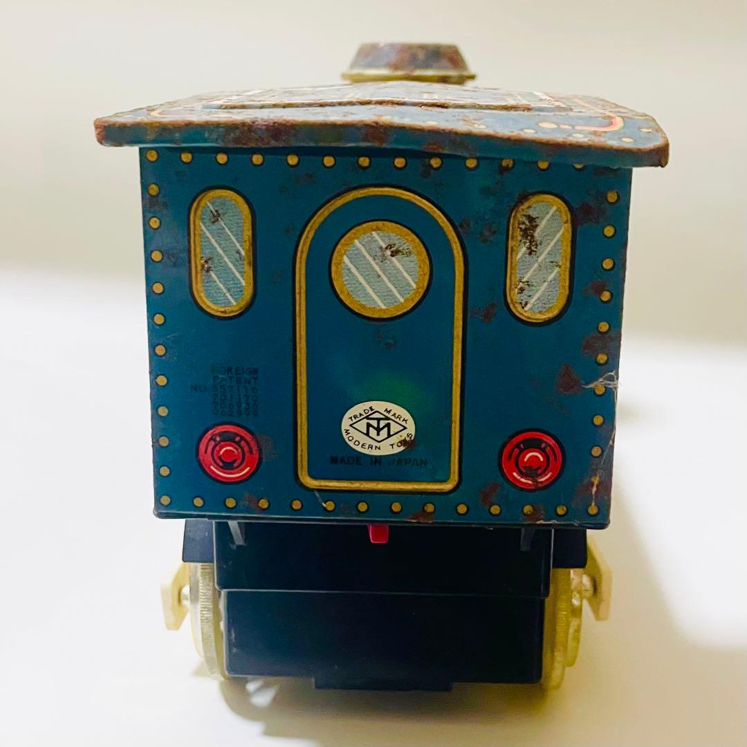 昭和レトロ アンティーク トレードマーク ブリキ おもちゃ 蒸気機関車