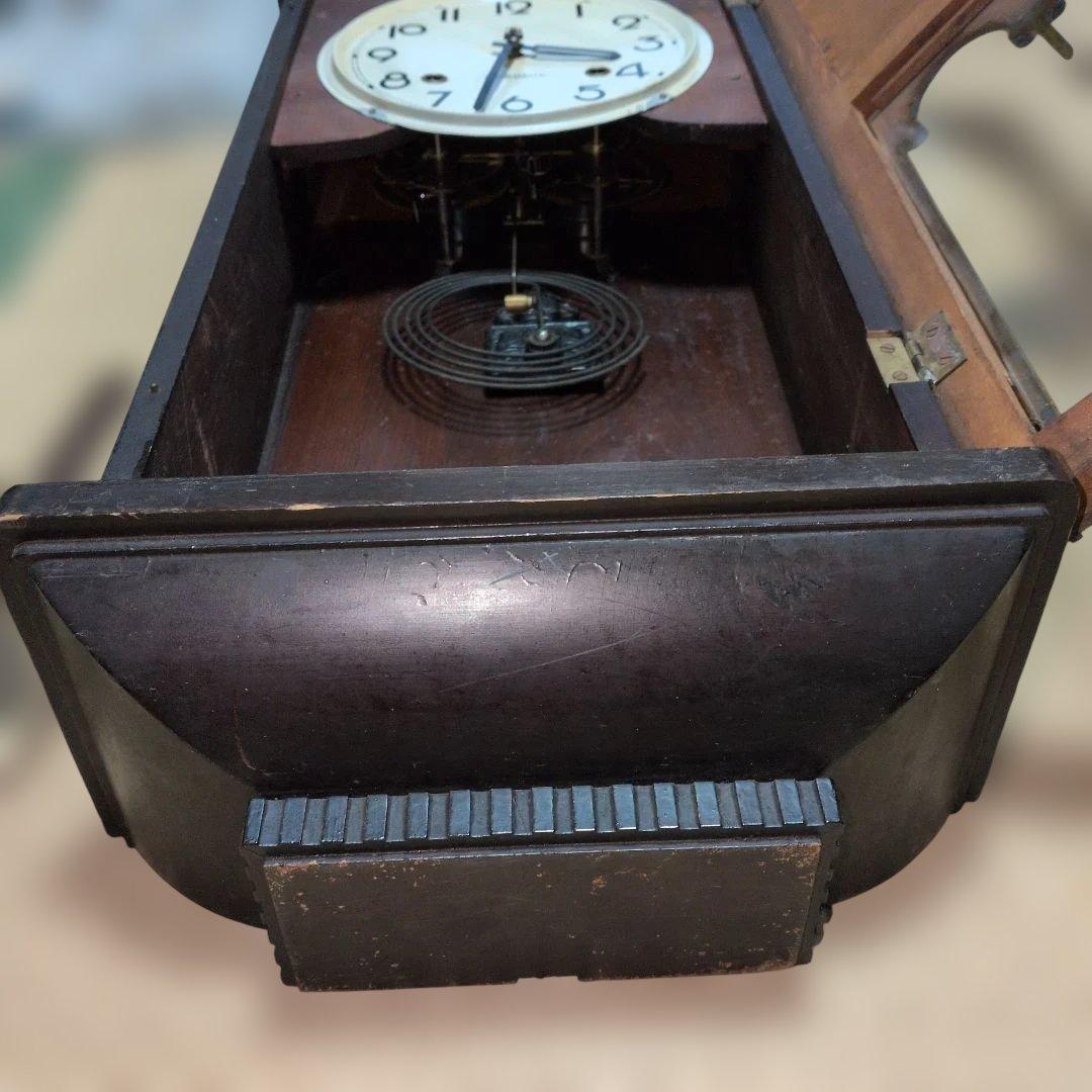 精工舎　稼働品　ゼンマイ時計　振り子時計　昭和レトロ　ボンボン時計