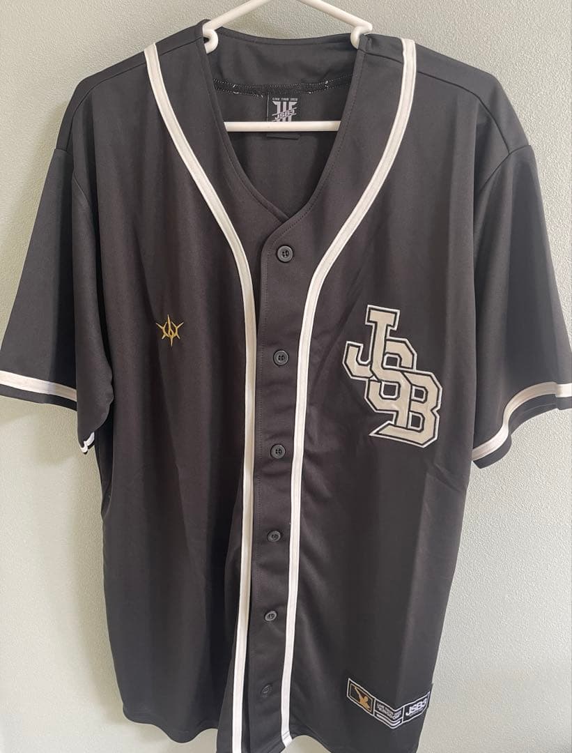 三代目 JSB ベースボールシャツ 黒 J Soul Brothers ベースボール